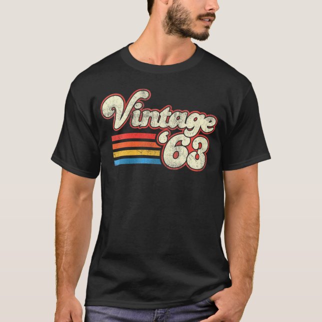 1963 Geburtstag T-Shirt (Vorderseite)