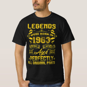 1963 Glückliches Geburtstagsgeschenk, die Legende T-Shirt