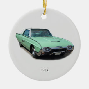 1963 Oldtimerverzierung Keramik Ornament