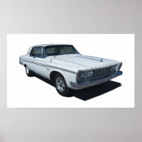 1963 Plymouth Coupe Poster