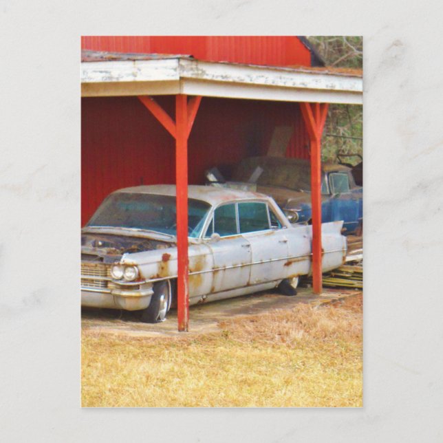 1963 Silver Sadan Deville Postkarte (Vorderseite)