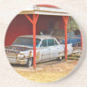 1963 Silver Sadan Deville Sandstein Untersetzer