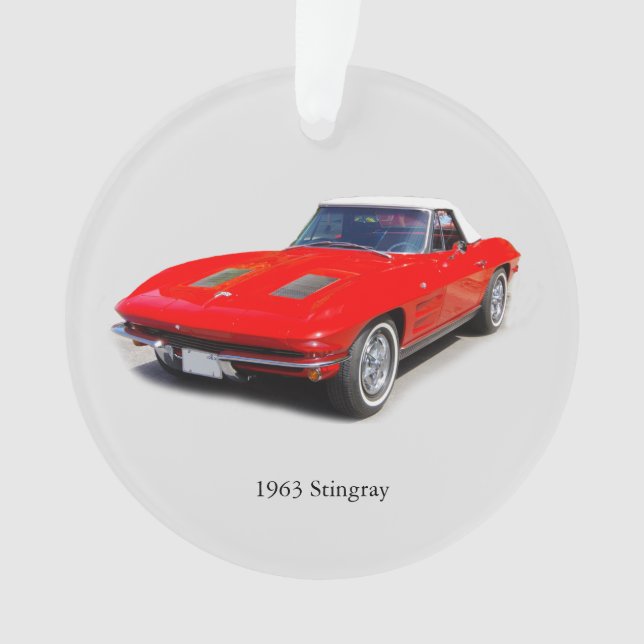 1963 Stingray-Acrylschmuck Ornament (Vorderseite)