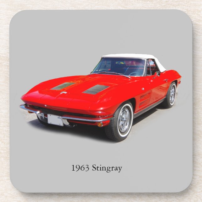 1963 Stingray-Set mit 6 Untersetzer (Vorderseite)