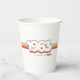 1963 The birth of legends Pappbecher