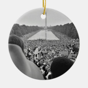 1963 ziviler Recht-März auf Washington DC Keramik Ornament