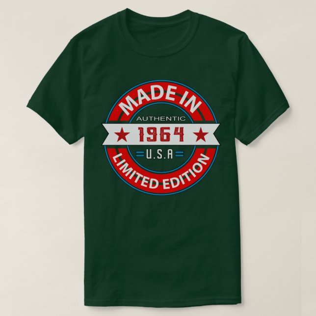 1964 59 Jahr T-Shirt (Design vorne)