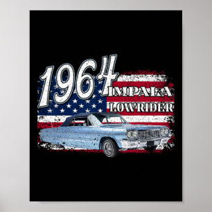 1964 64 Impala Lowrider Ss 4. Juli Amerikaner Poster