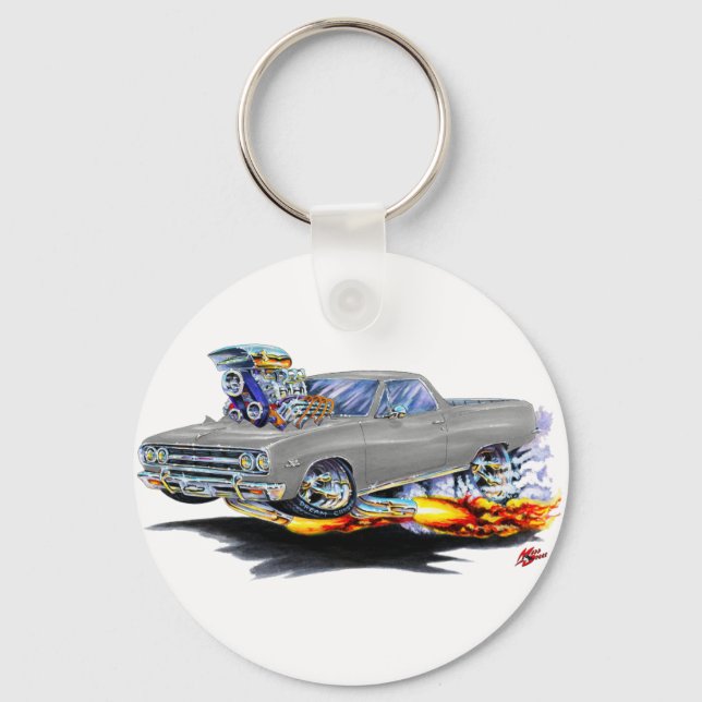 1964-65 El Camino Gray Truck Schlüsselanhänger (Vorderseite)