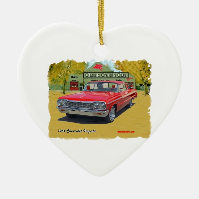 1964_Chevrolet_Impala Keramik Ornament (Vorne)