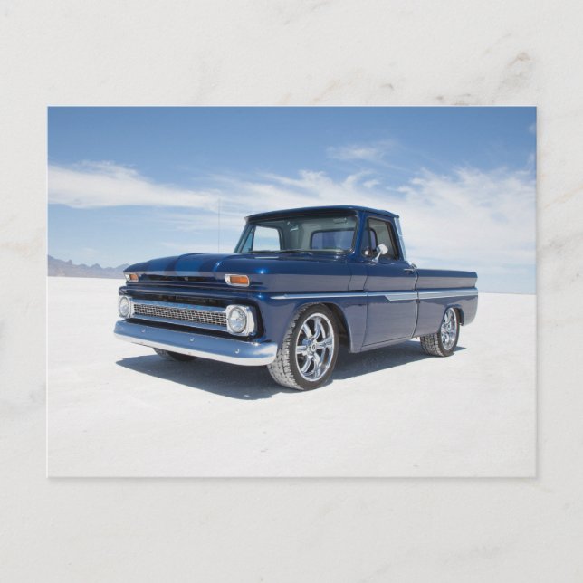 1964 Chevy c10 "frisierte Auto" Lieferwagen Postkarte (Vorderseite)