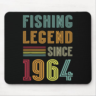 1964 Geboren Geburtstag Fischer Retro Vintage 1964 Mousepad