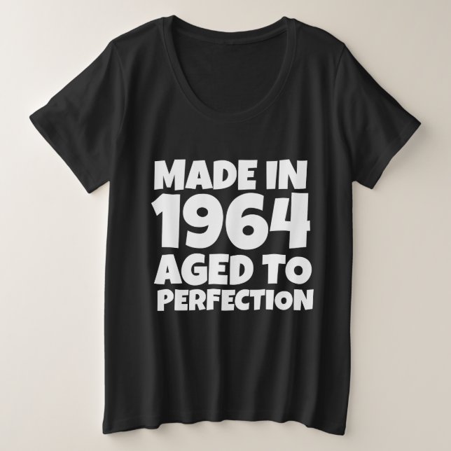 1964 GEBURTSTAG-T - SHIRT (Design vorne)