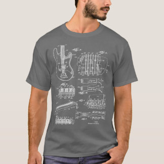 1964 Gitarrenbrücke Lieferwagen Patentmusik Player T-Shirt
