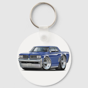 1964 GTO DK Blau-Auto Schlüsselanhänger