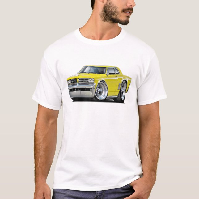 1964 GTO gelbes Auto T-Shirt (Vorderseite)