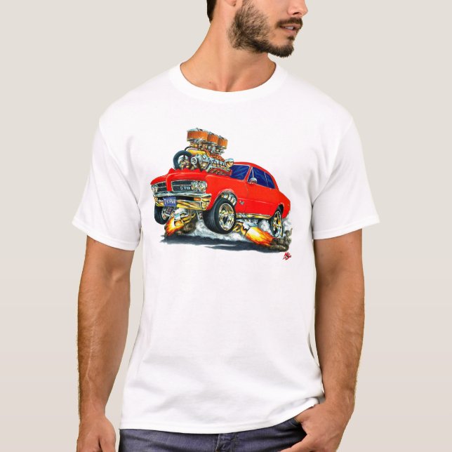 1964 GTO Rot-Auto T-Shirt (Vorderseite)