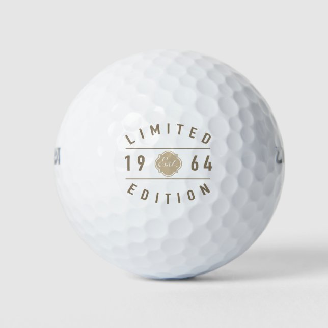 1964 Limited Edition 60. Geburtstag Golfball (Vorderseite)