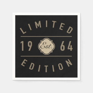 1964 Limited Edition 60. Geburtstag Serviette