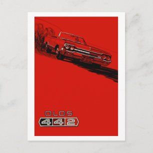 1964 Oldsmobile 442 Poster-Reproduktion Postkarte