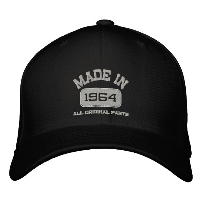 1964 Original Parts Spaß bestickte Cap Baseballkappe (Vorderseite)