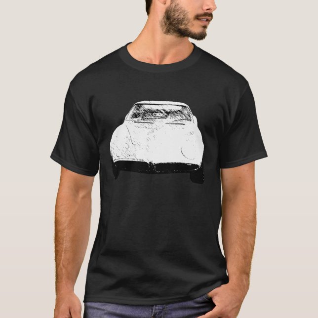 1964 Pontiac Banshee Sketch Art T-Shirt (Vorderseite)