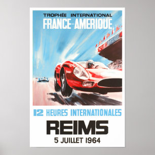 1964 Rennen des 12. Grand Prix Poster