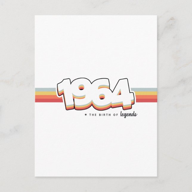 1964 The birth of legends Postkarte (Vorderseite)