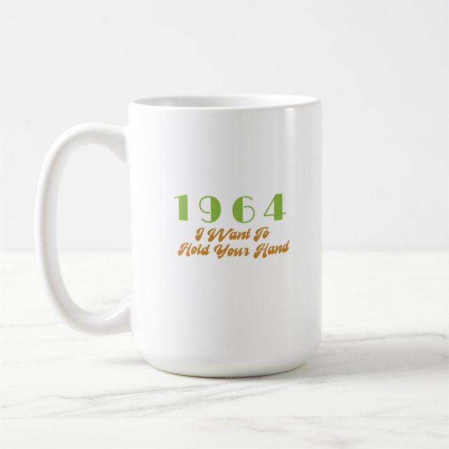 1964 Top-Song, I Want To Hold Your Hand Kaffeetasse (Links)