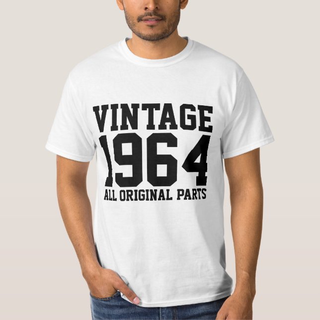 1964 VINTAGER GEBURTSTAG-T - Shirt (Vorderseite)