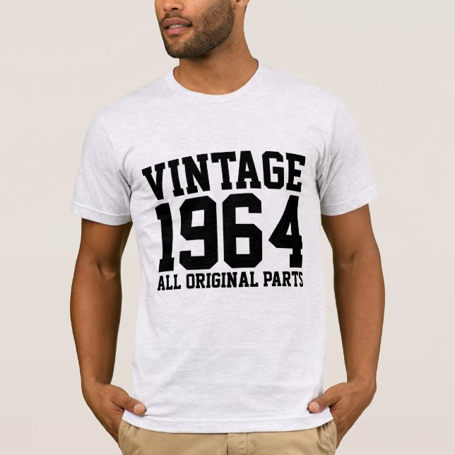 1964 VINTAGER GEBURTSTAG-T - Shirt (Vorderseite)