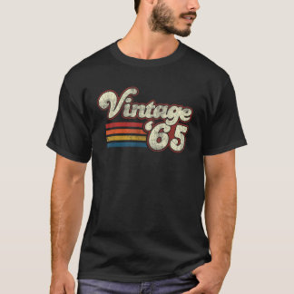 1965 58 Geburtstag Unisex Erwachsene Schwarze Klas T-Shirt