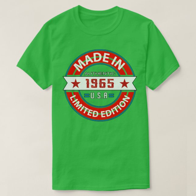 1965 58 Jahr T-Shirt (Design vorne)