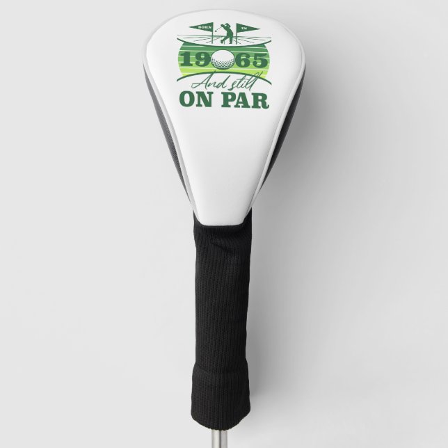 1965 60. Birthday Golf Spaß Headcover (Vorderseite)