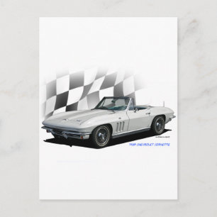 1965 Chevrolet Corvette Postkarte