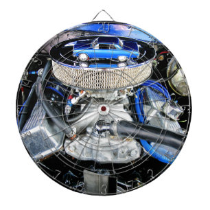 1965 Chevy Chevelle Blue Dartscheibe