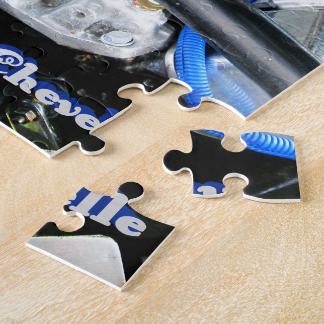 1965 Chevy Chevelle Blue Jigsaw Puzzle (Seite)