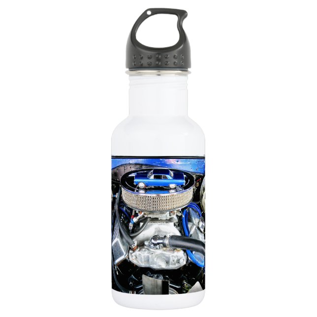 1965 Chevy Chevelle Blue Trinkflasche (Vorderseite)