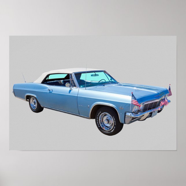 1965 Chevy Impala 327 Convertible Poster (Vorne)