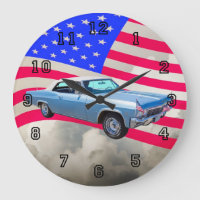 1965 Chevy Impala 327 mit amerikanischer Flagge