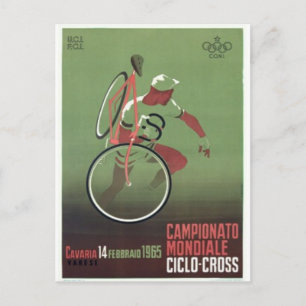1965 Ciclo-cross Postkarte