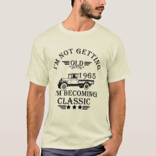 1965 geboren elegantes Vintage-Geburtstagsgeschenk T-Shirt