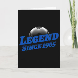 1965 Geboren Fußball-Fan Geburtstag Legendär Legen Karte