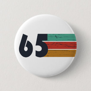 1965 Geboren Vintage Geburtstagsfeier Button