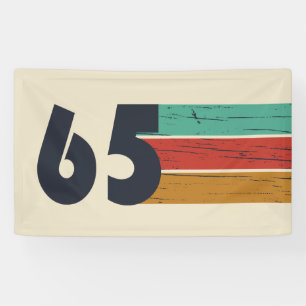 1965 geborenes elegantes Vintage-Style-Geburtstags Banner