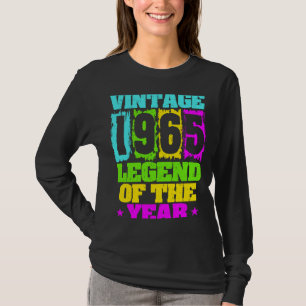 1965 Geburtstag Vintag 1965 und Geboren 1965 Made T-Shirt