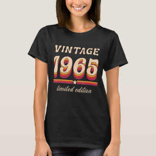1965 Geburtstag Vintag Geburtstag Retro-Tag T-Shirt