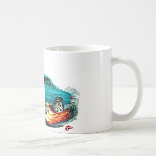 1965 GTO aquamarines Auto Kaffeetasse (Rechts)