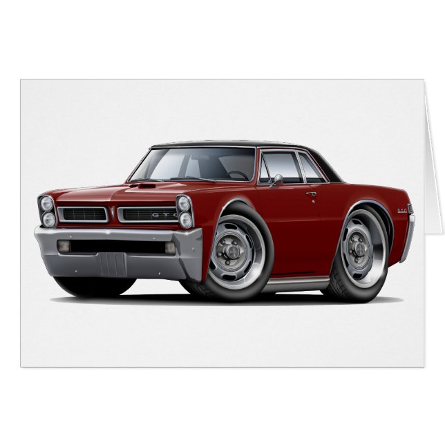 1965 GTO Maroon-Black Top (Vorderseite (Horizontal))