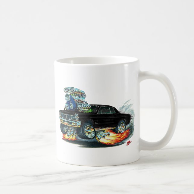 1965 GTO schwarzes Auto Tasse (Rechts)